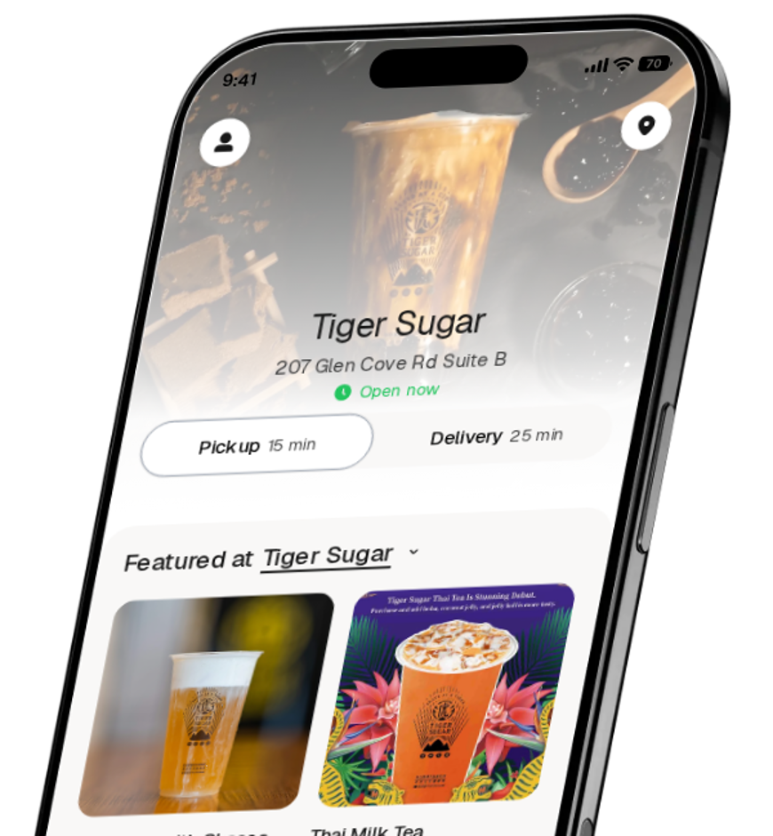 Tiger Sugar app preview