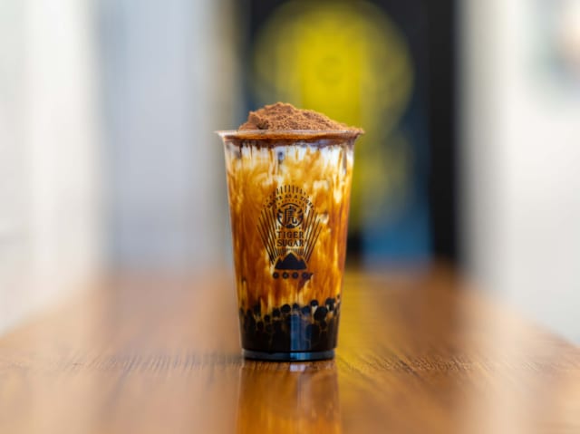 BS Chocolate Malt Milk with Boba, Pearl & CM.