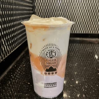Fresh Taro & Taro Pudding with Cream Mousse