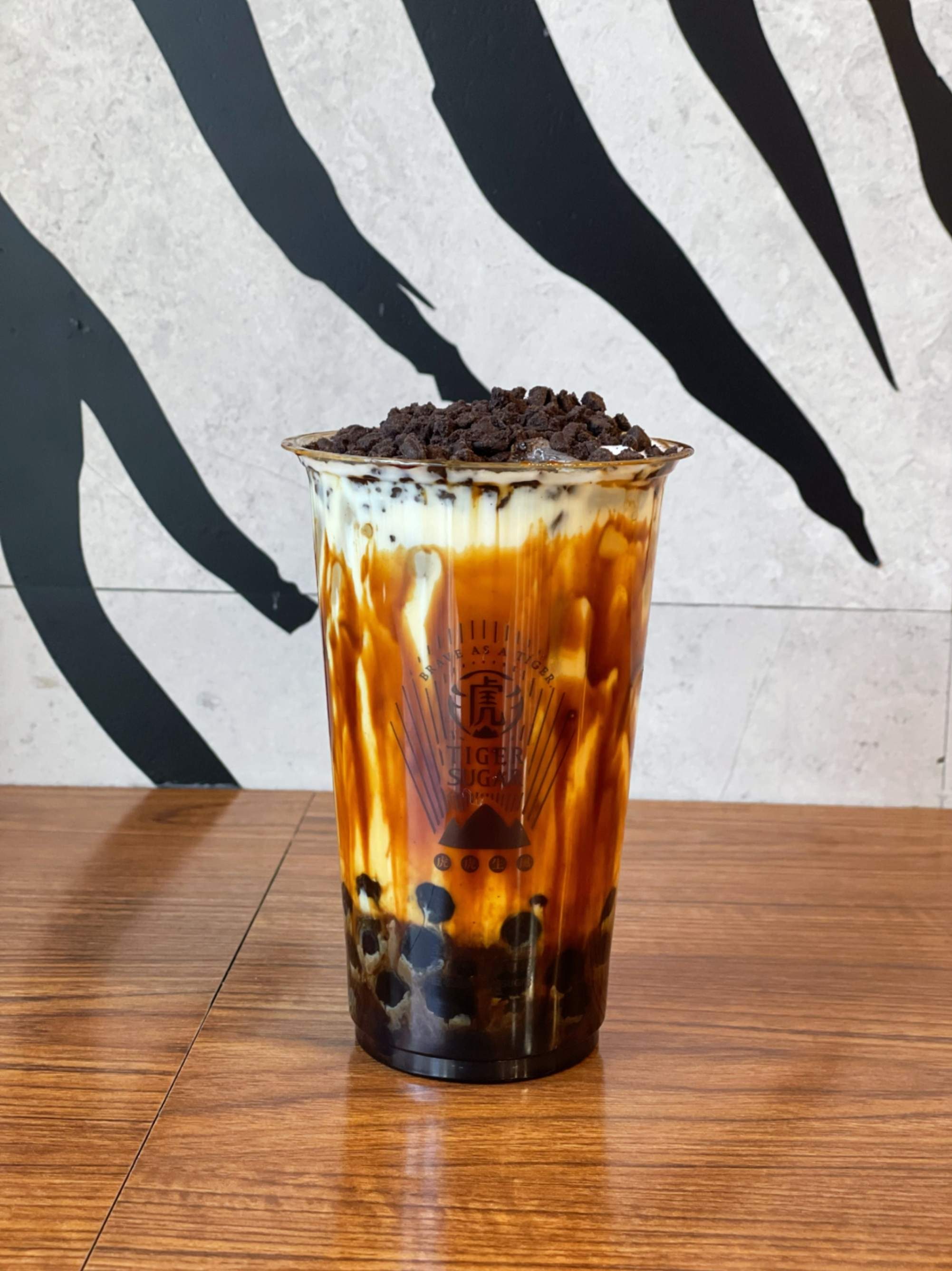 BS Chocolate Chips with Boba, Pearl Milk & CM.