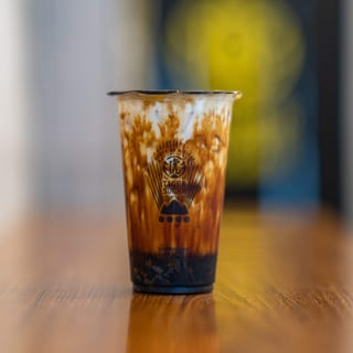 BS Coffee Latte with Pudding & Cream Mousse / 黑糖老虎凍特濃咖啡拿鐵/含老虎凍