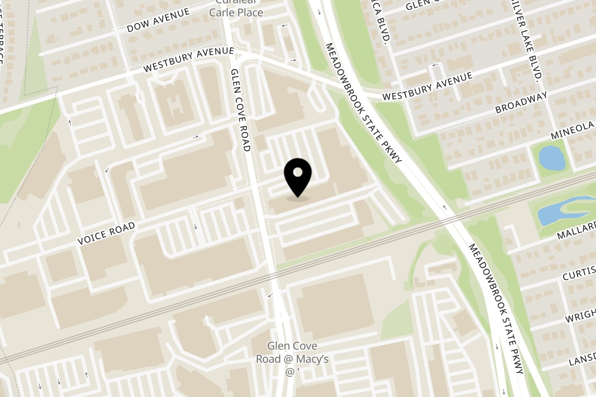 Map showing the location of Tiger Sugar on 207 Glen Cove Rd Suite B in Carle Place